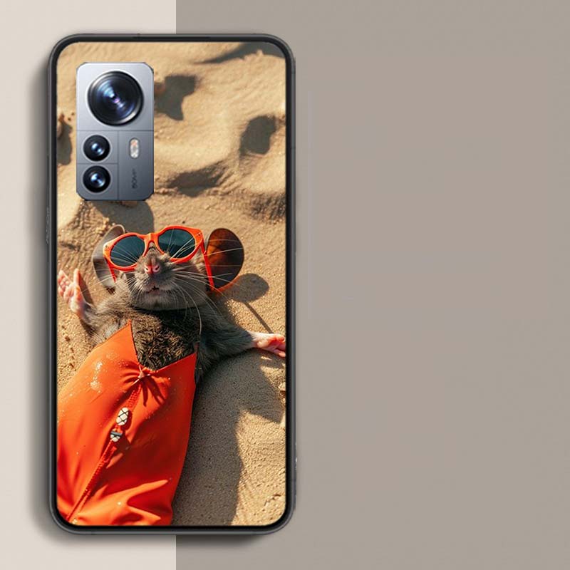 Милый чехол для телефона с хомяком для Redmi Note 13 Pro Plus 14 Pro+ 12S 12 11S 11T 11E 11 10S 10 9S 9 Xiaomi Capa TPU