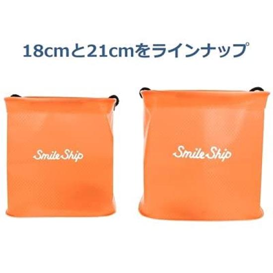 TAKAMIYA SmileShip EVA Двустороннее ведро для воды с грузом, 21 см, Оранжевое