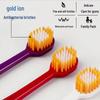 Доктор. Зубная щетка Tooth Gold Ion с широкой головкой для глубокой чистки
