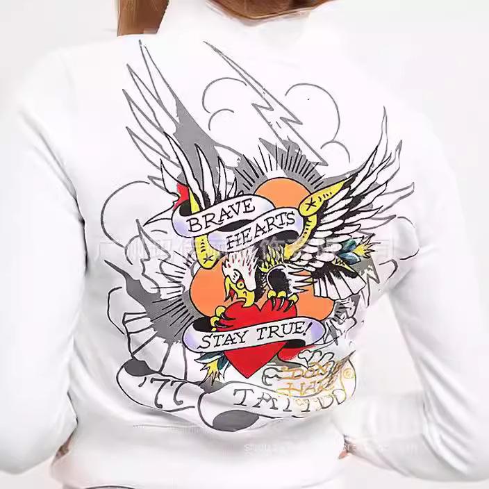 Женский модный комплект в европейско-американском стиле 2024 - XH905 Позиционная печать Повседневная одежда