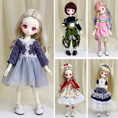 Мода 1/6 Bjd Кукла Одежда Аксессуары Платье Принцессы 30см Кукольная Одежда Костюм Платье Лолиты Наряд Юбка Девочки Дети Кукла Игрушка Подарок