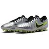 Nike Tiempo Legend 10 Elite AG Pro Металлический Серебристый Вольт Черный  DV4330-001