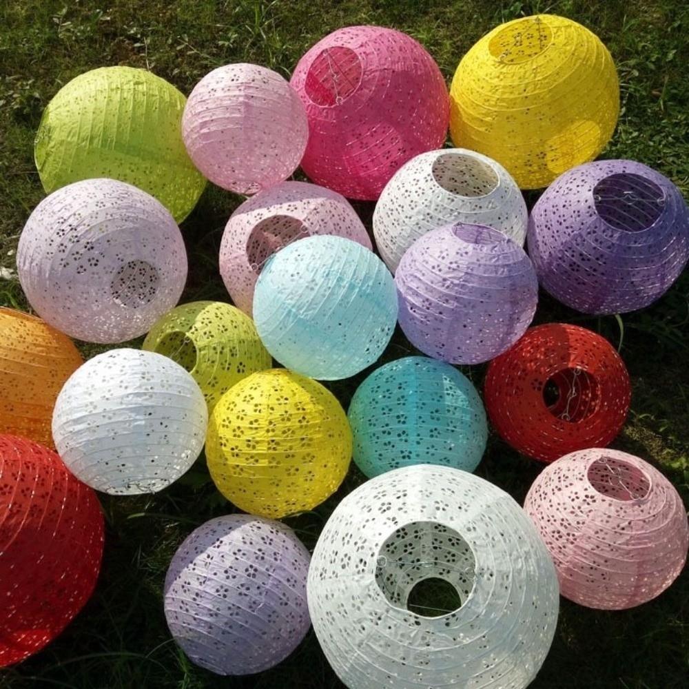 Hollow Out Festival Lanterns Ancient Style Handheld Lantern Wedding Party Decor