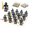Caihezhi 12Pcs Skeleton Warriors Corps Building Blocks Model Toys Collection Supplies