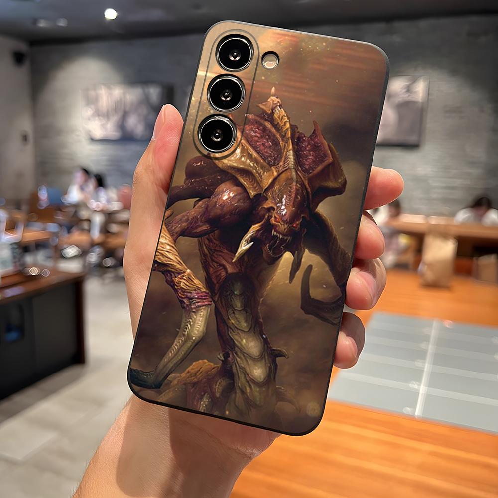 Чехол для телефона Samsung S26 S24 Ultra S25 S23 Fe S22 S20 S21 Plus A16 A54 A34 A53 Задняя крышка Игра Про S-StarCraft 2 Zerg