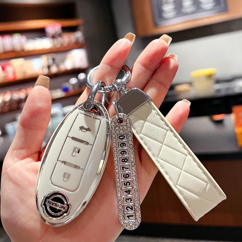 Подходит для комплекта ключей Nissan Qijun Всеобъемлющая пряжка для автомобиля Tule Loulan Teana Bluebird Xuanyi высококлассный защитный чехол-пряжка