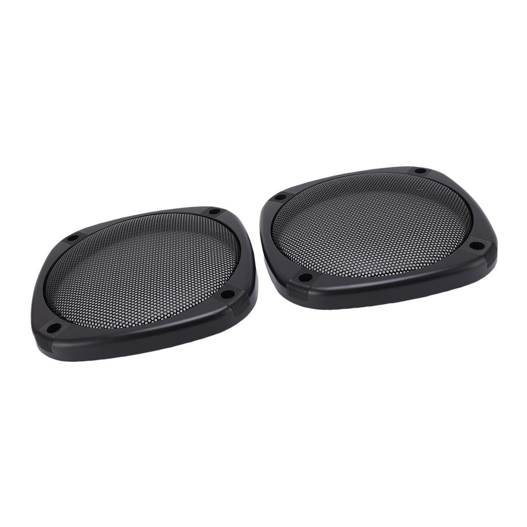 2Pcs Ceiling Speaker Grille Covers Commercial Metal Mesh Car Decorative Grills Accessory Part with 8 Mouting Screws