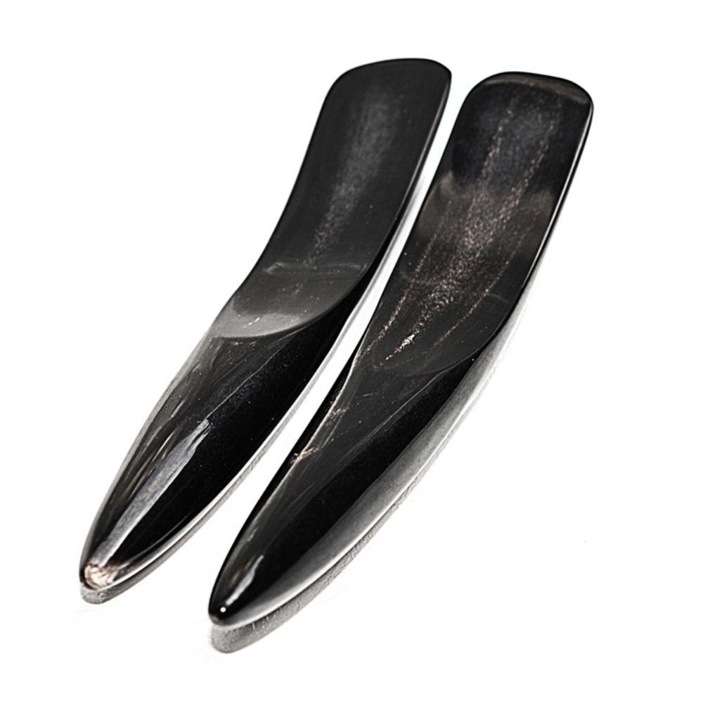 СПА Доска Гуа Ша Рог черного буйвола Инструмент для скребка Рог Палочка для массажа меридианов Салон красоты