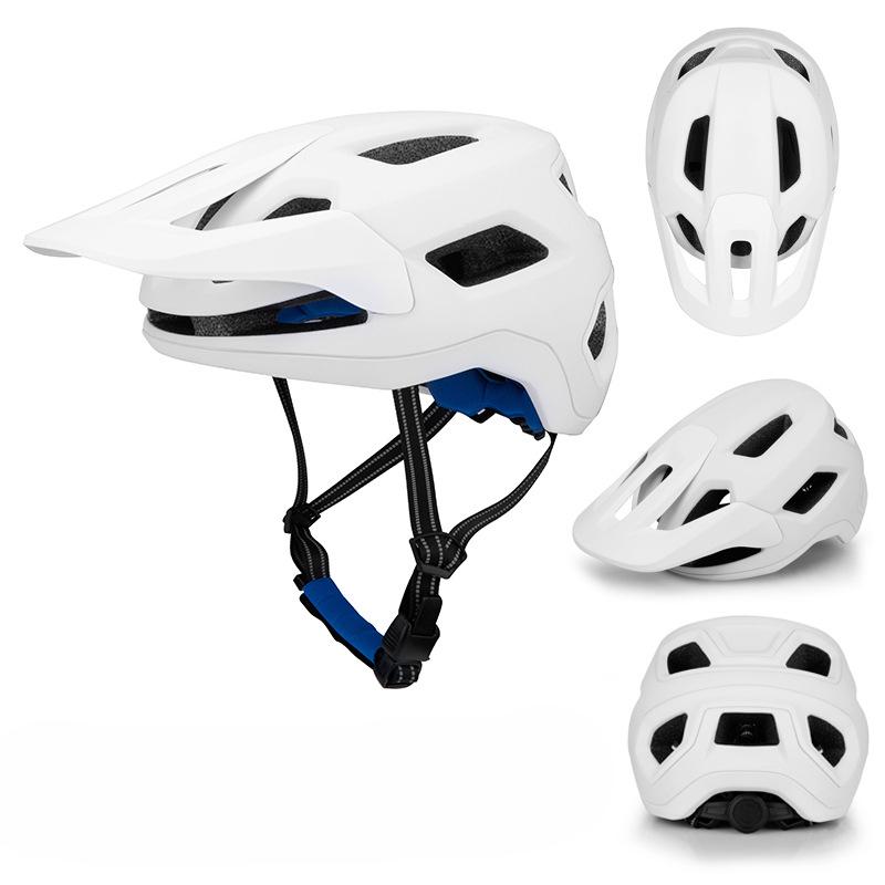 Шлем для езды на горном велосипеде с увеличенным козырьком, двухсторонним интегрированным молдингом, легкий и дышащий