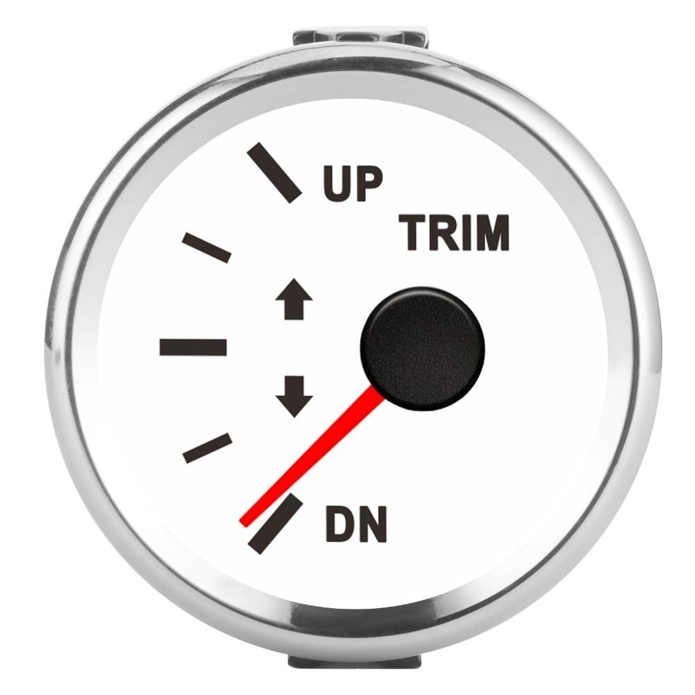 IP67 Waterproof Trim Balance Gauge 52mm Diameter Yacht Gauge Meter Ship Trim Indicator Marine Use