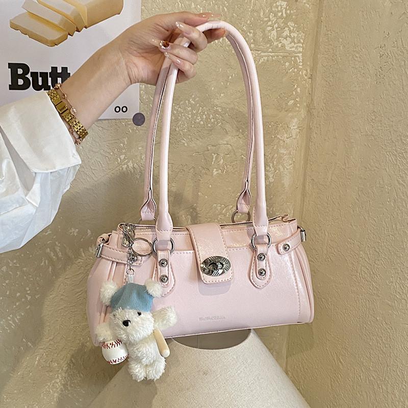 IELGY Retro Fashion All-Match One-Shoulder Underarm Bag Commuter Portable Tote Bag