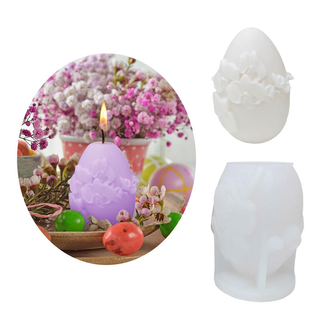 Easter Themed Silicone Candle Molds Chocolate Fondant Silicone Molds for Epoxy Resin Candle Soap Home Decoration