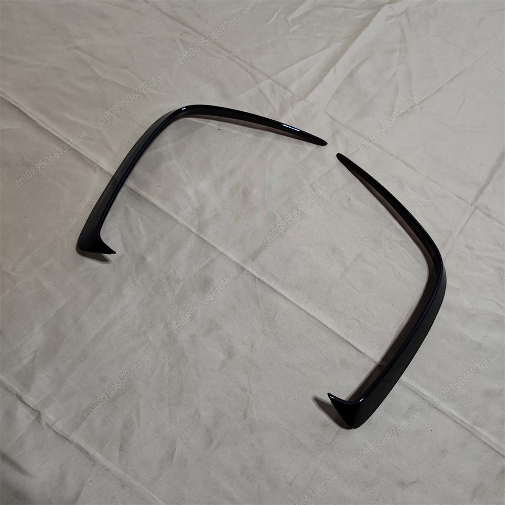 Rear Bumper Lip Spoiler Splitter Canards For Mercedes Benz W176 A200 A250 A260 A45 AMG 2013-2018 Hatchback Black Body Kit Tuning