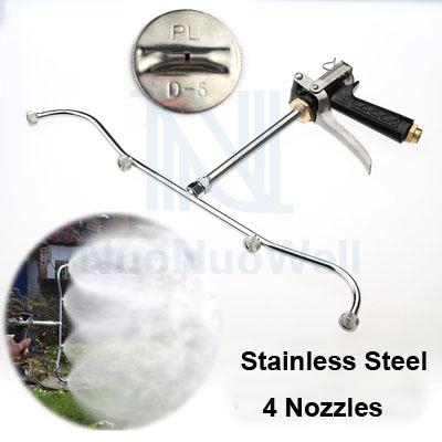 NuoNuoWell Agricultural Fruit Tree Pesticide Sprayer Fan-Shap Fine Atomizing Nozzle Garden High Pressure Irrigation Spraying Kit