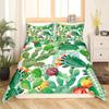 Комплект постельного белья с тропическим ботаническим рисунком, наброском луковичного кактуса, рисунком, пододеяльником, милыми пустынными растениями, пододеяльником с цветочным узором
