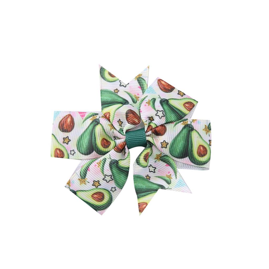 A313 Лента гросгрейн «Единорог» Заколка для волос с бантом «шесть ушей» для детей – Рождественская коллекция