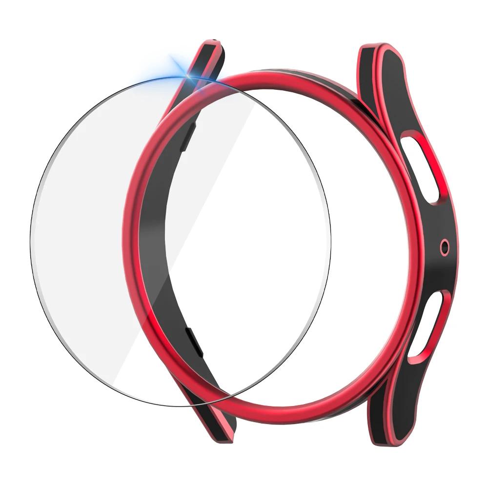 Чехол для Samsung Galaxy Watch 5 Pro 45 мм PC Защитный бампер Защитное стекло для Galaxy Watch 4/5 40 мм 44 мм Защитный кейс