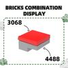 104 шт./лот 4488 Колесный Болт Строительные Блоки Основание Moc Совместимые со всеми Брендами Кирпичиков Детские Игрушки Подарочная Коробка