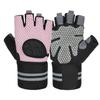 Outdoor Cycling Gym Exercise Half Finger Gloves for Unisex Long Wrist Hiking Boxing Training Breathable Non Slip Accessories