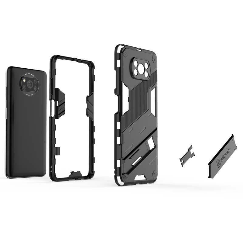 Бронированный противоударный чехол для телефона Xiaomi Mi Pocophone Poco X3 Pro Магнитный автомобильный держатель-подставка Чехол для Poco X3 NFC Жесткий прочный чехол