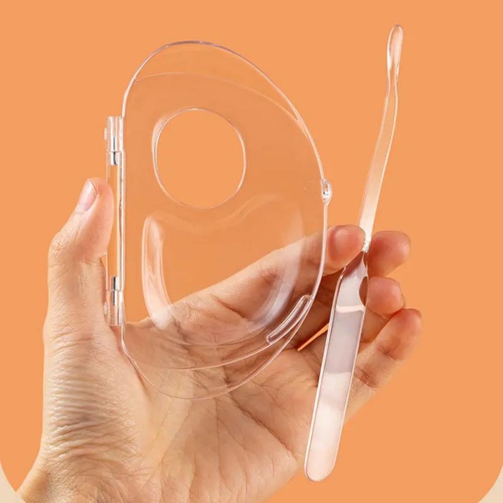 Набор инструментов для акрилового макияжа Прозрачная палитра для хранения Тестовая косметика Аксессуары для красоты