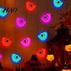 LED Light-Up Spooky Eye Decor 12/16Pcs Halloween 3D Lighted Eyes Decoration, Glowing Wall Sticker, Scary for Walls, Windows, Doors, Holiday