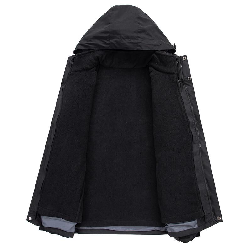 XueZhongFei Men's 3-in-1 Fleece Jacket