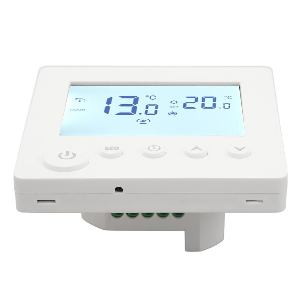 Floor Heating Thermostat Controller Programmable Control Panel LCD Display 90V?240V for Home