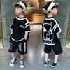 Summer Pu Re Cotton Short-sleeved Tops And Shorts Casual Boys Suit
