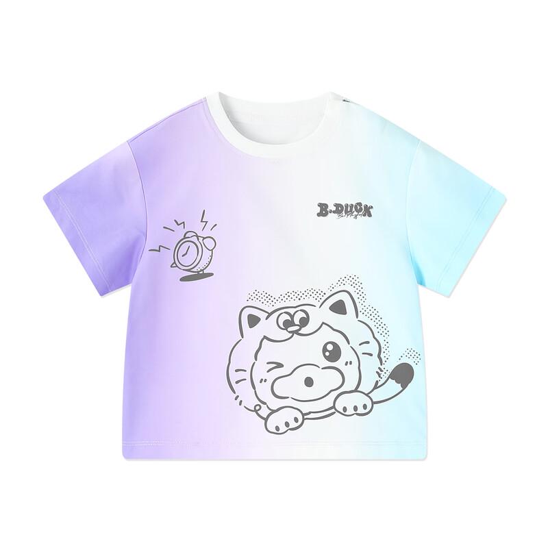 B.Duck Boys' Gradient Short-Sleeve T-Shirt