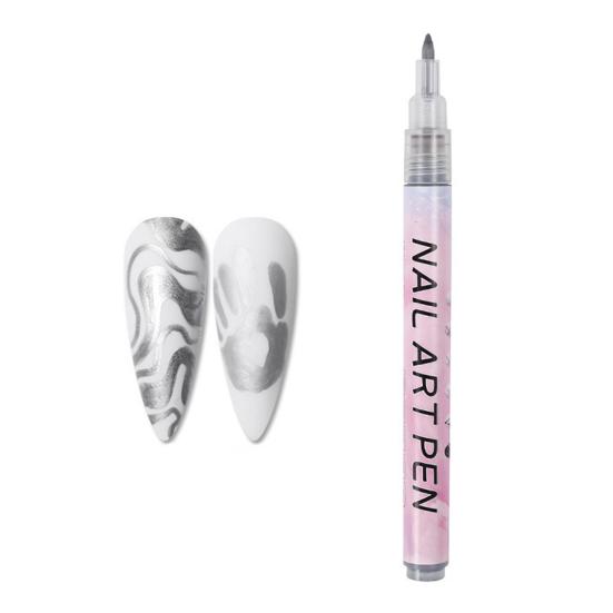 Набор ручек для нейл-арта 12 цветов, гелевая ручка-лайнер для рисования, водостойкая, быстросохнущая, DIY маркер для ногтей, гелевый карандаш для граффити и точек для дома и салона