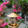 Rustproof Metal Wild Bird Feeder Feeding Tray Squirrels Proof Design Easy Fill Hanger For Backyard Bird Watching