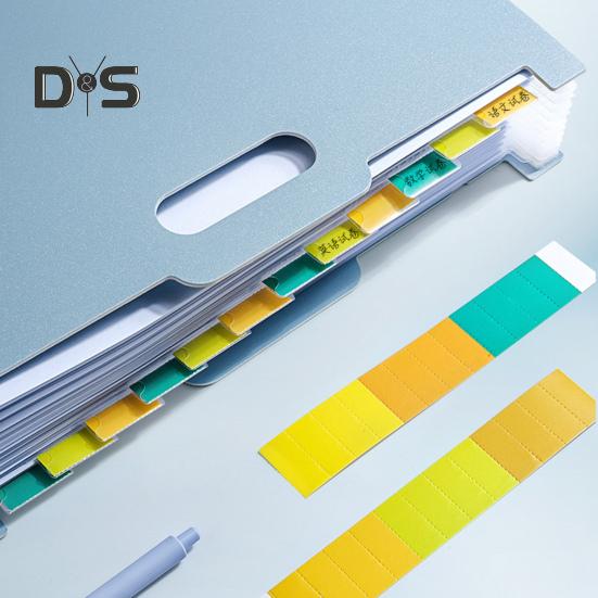 Папка-аккордеон, вертикальный органайзер для файлов, 13 карманов, папка с цветными этикетками для домашнего офиса, школы