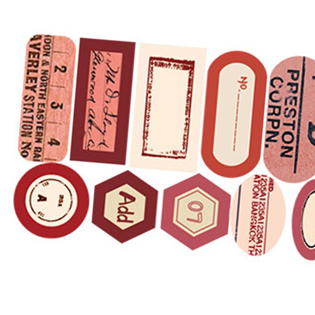 Винтажные наклейки для скрапбукинга, многоразовые декоративные наклейки для скрапбукинга для открыток с поделками 