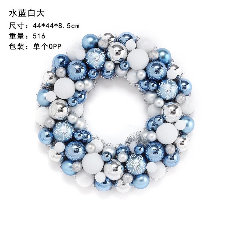 45cm Painted Christmas Ball Garland Decor Hotel Mall Door Wall Hanging Holiday Party Decoration