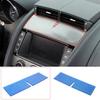 Blue Carbon Fiber Dashboard Center Decorative Sticker For Jaguar F-TYPE 2013-22