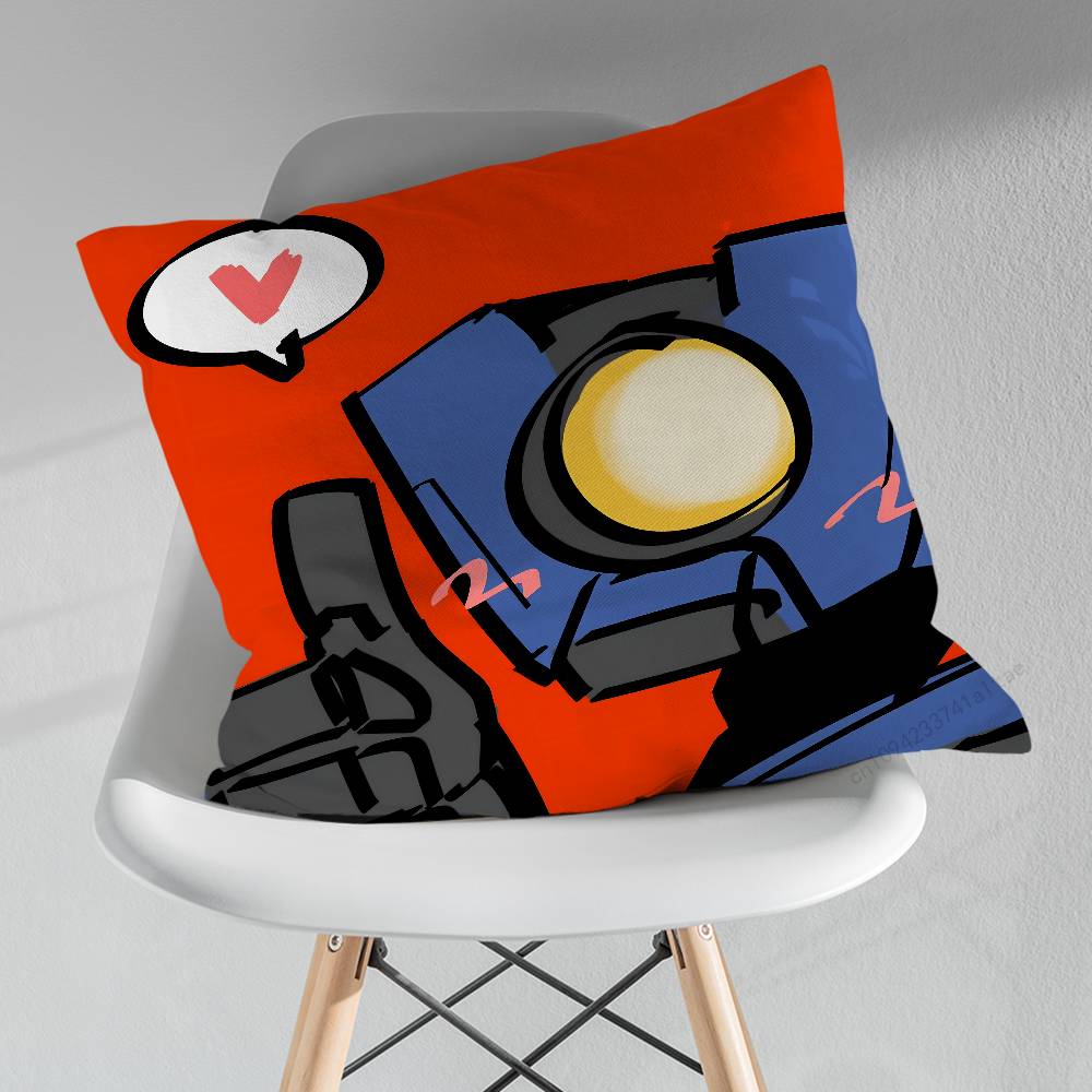 Game UUltrakill Shooting Throw Pillow Case Living Room Sofa Cushion Cover For Home Bedroom Decoration Protector