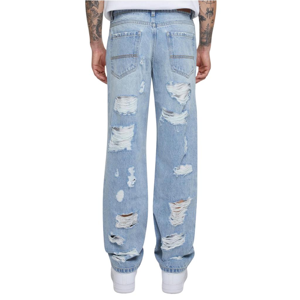 Urban Classics Mens Heavyweight Ripped Straight Jeans
