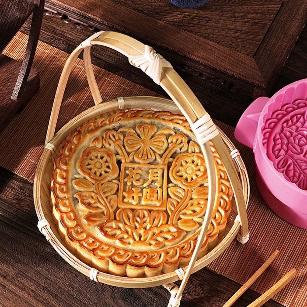 Household Baking 3D Mooncake Mold Food-grade ABS DIY Pastry Cake Mold  New Year