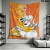 diddl Wall Tapestry Aesthetic Wall Hanging Printed Fabric Blanket Decorative Tapestries for Bedroom Living Room Home Decor