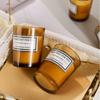 Small Tea Scented Candle Glass Bottle Handmade Plant Wax Indoor Scented Candle Smoke-free