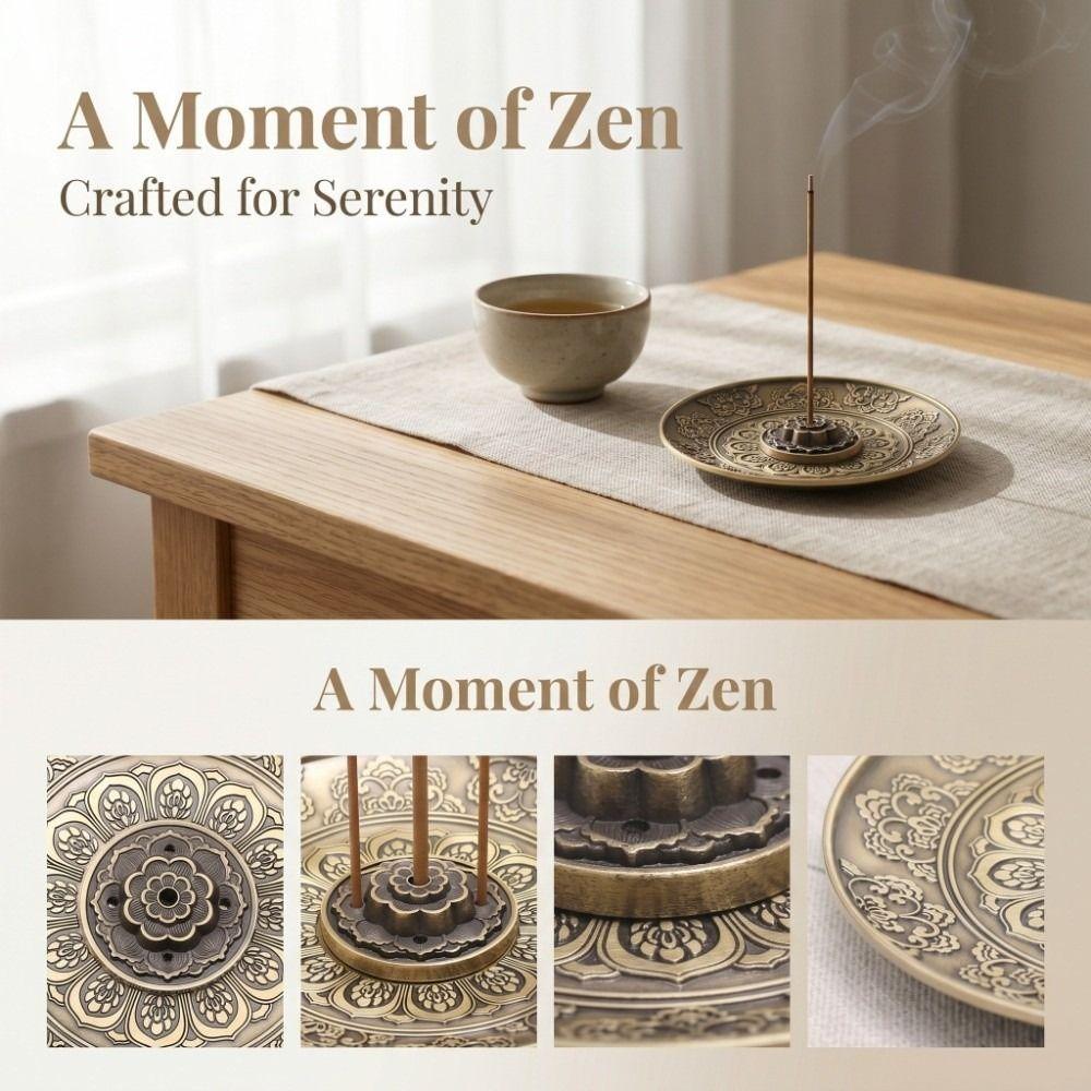 Zen Incense Holder Vintage Incense Ash Catcher Small Home Decor Incense Sticks Burner  Tea House