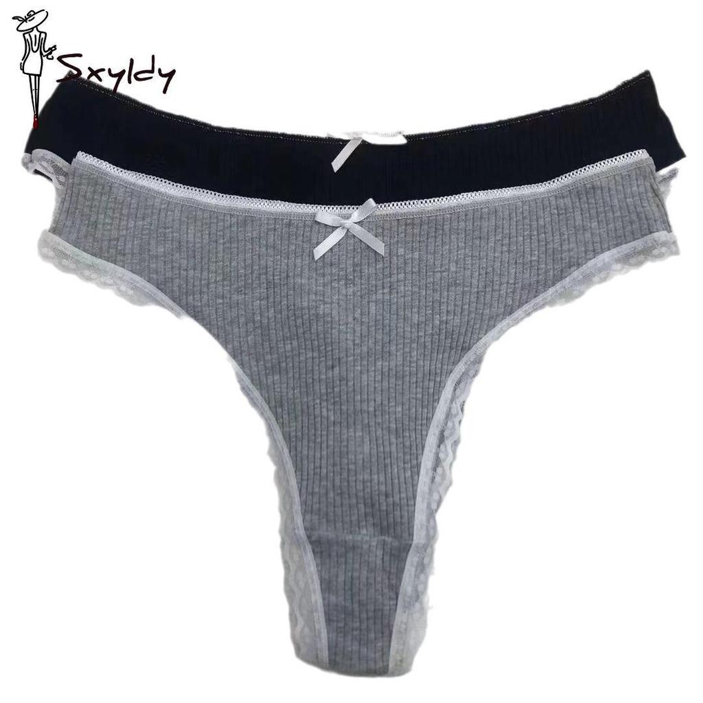 Women's Sexy Cotton Thongs Panties Female Seamless Underpants Sports Lingerie Breathable Low Waist G-string