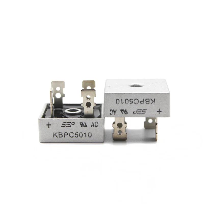 1/2/10PCS KBPC5010 & KBP307 Diode Bridge Rectifiers - 50A 1000V to 3A 700V Electronics Components