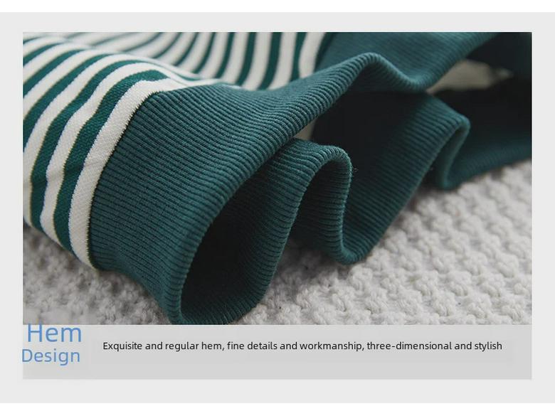 2024 Kids' Spring/Autumn Sweatshirts: Korean-Style Boys' & Girls' Velvet-Lined Tops