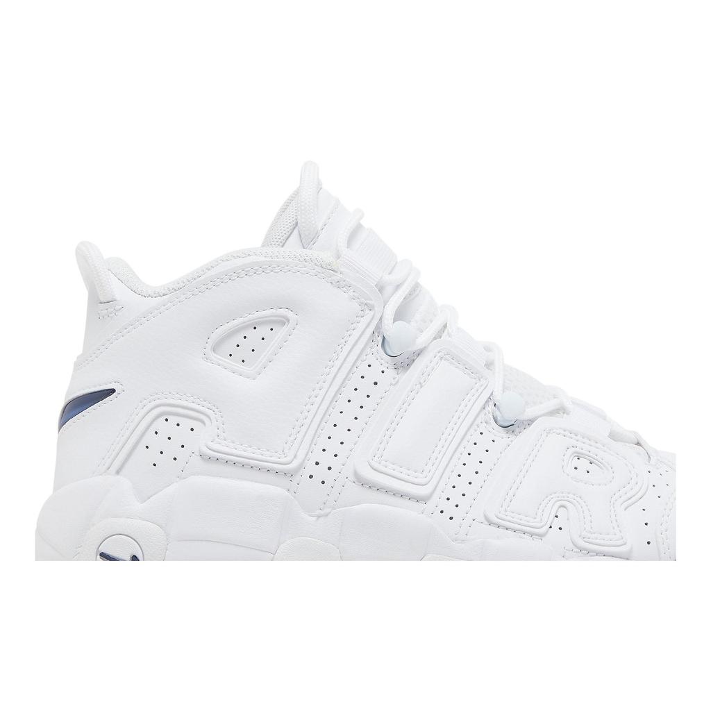 Nike Air More Uptempo Grade School 'White Midnight Navy' (Unisex) White / Midnight Navy / White Kids' Basketball Shoes DH9719 100