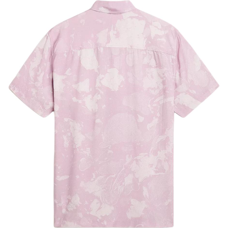 Vans Кемпинговая рубашка на пуговицах, повседневная, с коротким рукавом, мужская, сиреневая VN000HNYDBG