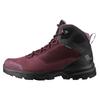 SALOMON Outward Gore-Tex Comfortable Daily Wear Durable High-Top Hiking Shoes Women Hiking Shoes Burgundy 409580