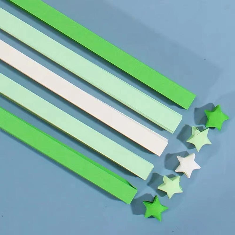 540pcs Colorful Papers Lucky Star DIY Handmade Origami Paper Strips Decor Folding Paper for Arts Crafting Supplies