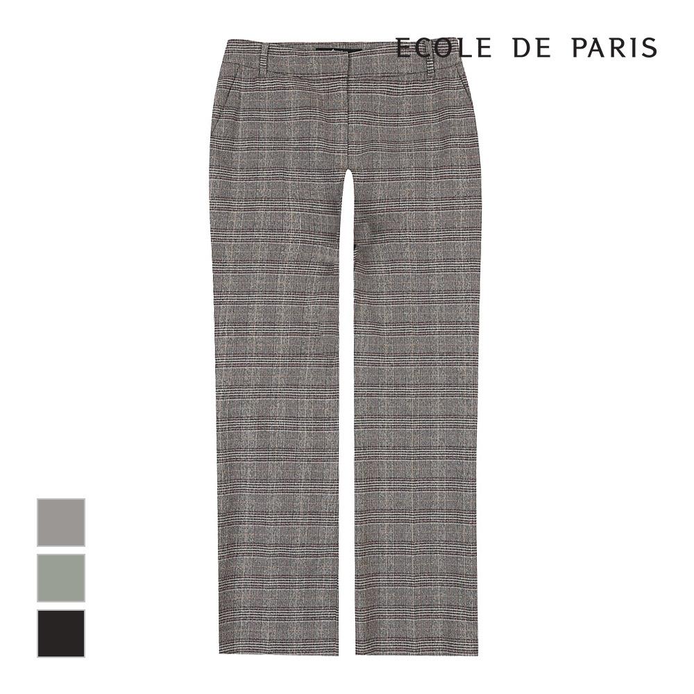 ECOLEDEPARIS Modern Check Pattern Pants_Cb1Xwpa018Z